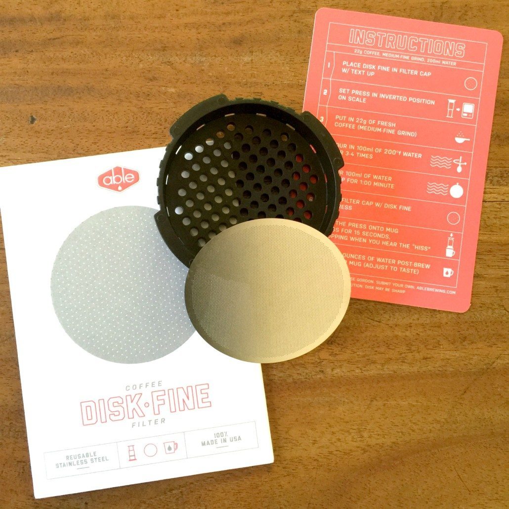 Able AeroPress Stainless Steel DISK Filter Quest Coffee Roasters