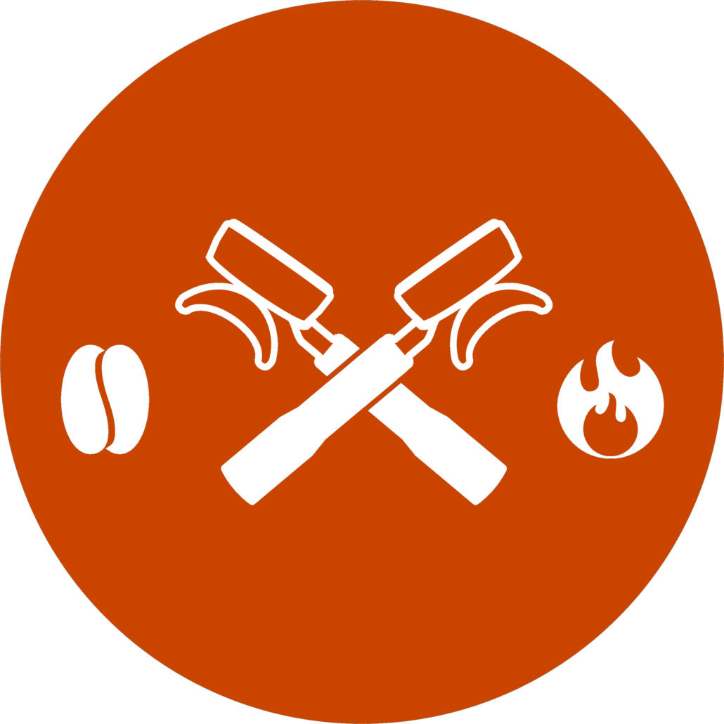 Quest Coffee Roasters logo in orange