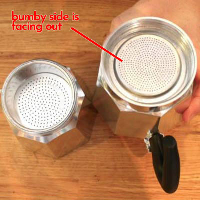 Bialetti Venus Stovetop Percolator 10-Cup Stainless Steel and Replacement  filter & Gaskets